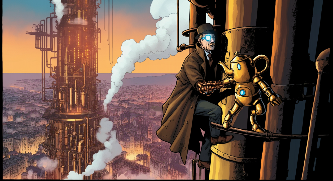 L'ascension de la Tour de Vapeur