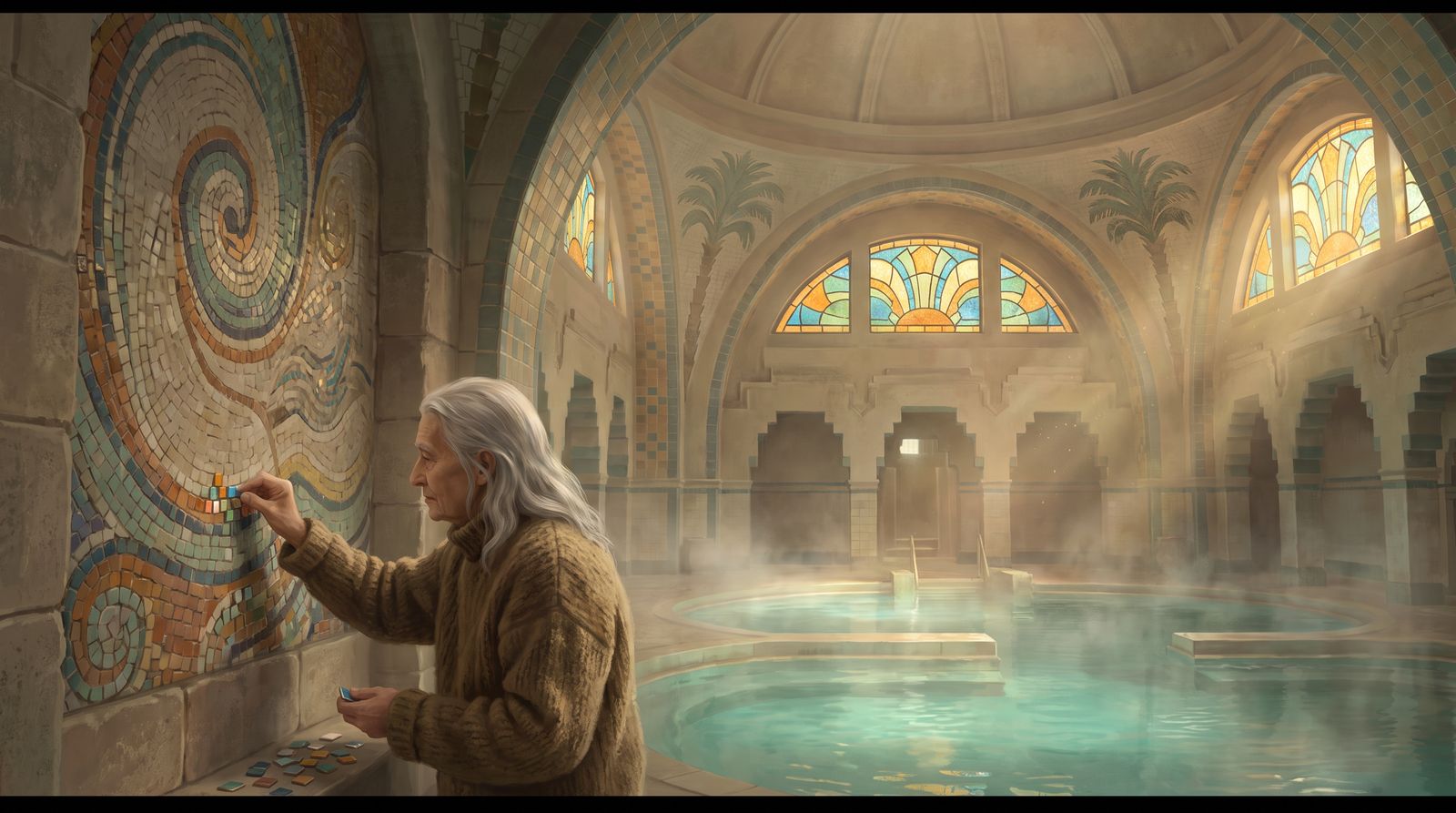 L'Écho des Tesselles Turquoise