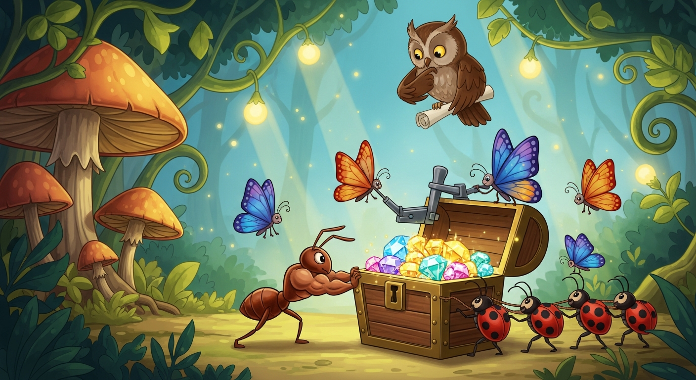 Fanny la Fourmi et le Ticket Doré