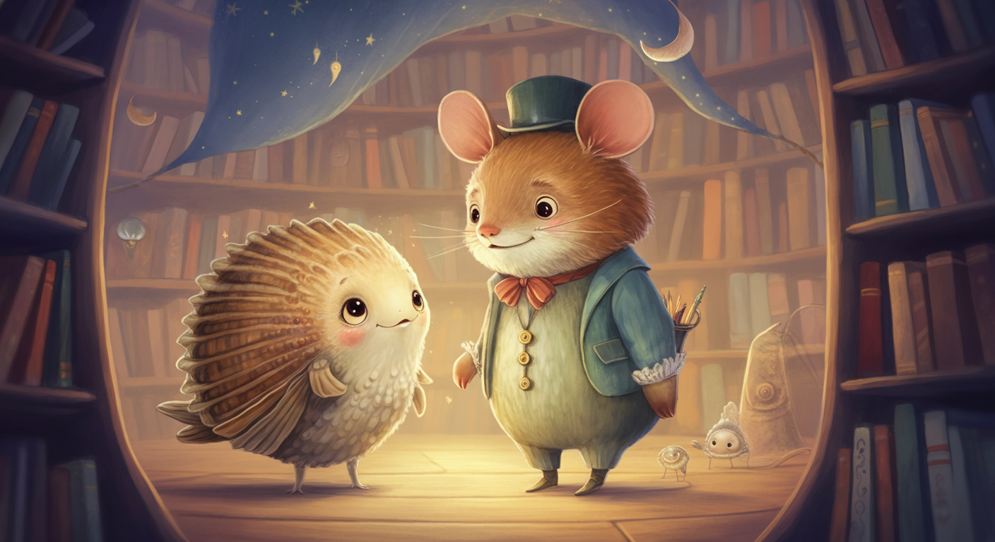 Gribouille et le Coquillage qui Murmure