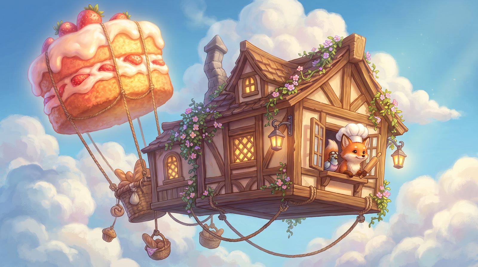 Barnabé et le Gâteau-Montgolfière