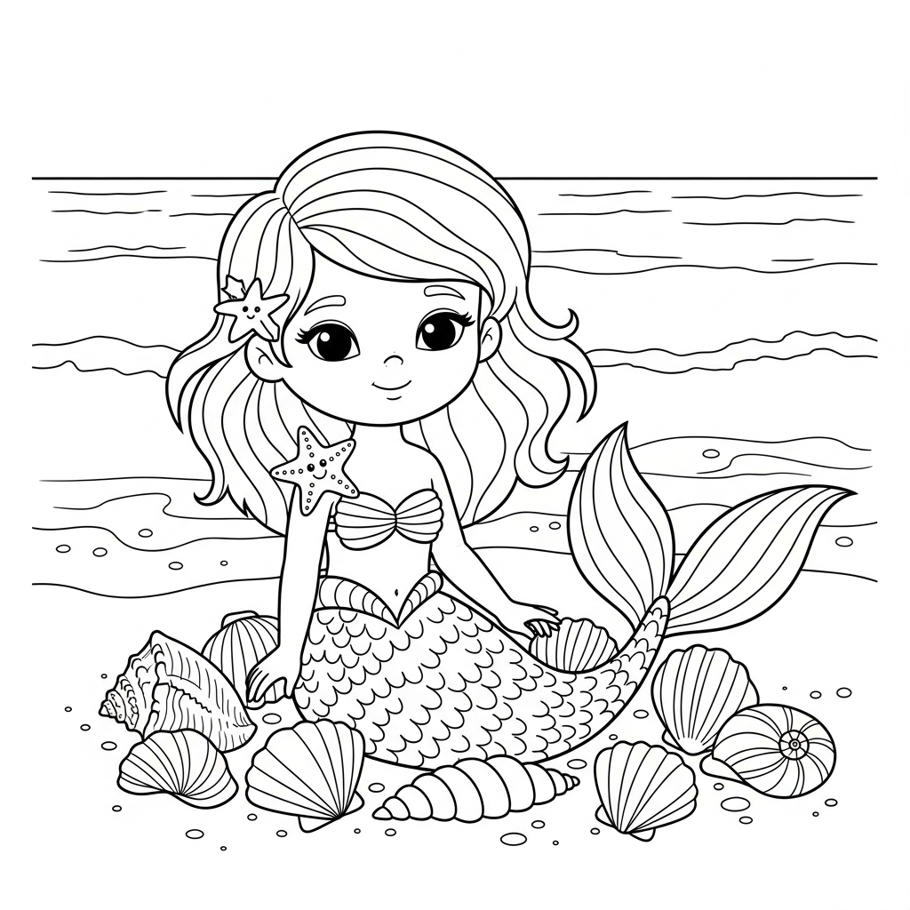 Coloriage Coralie et le Chant des Deux Mondes