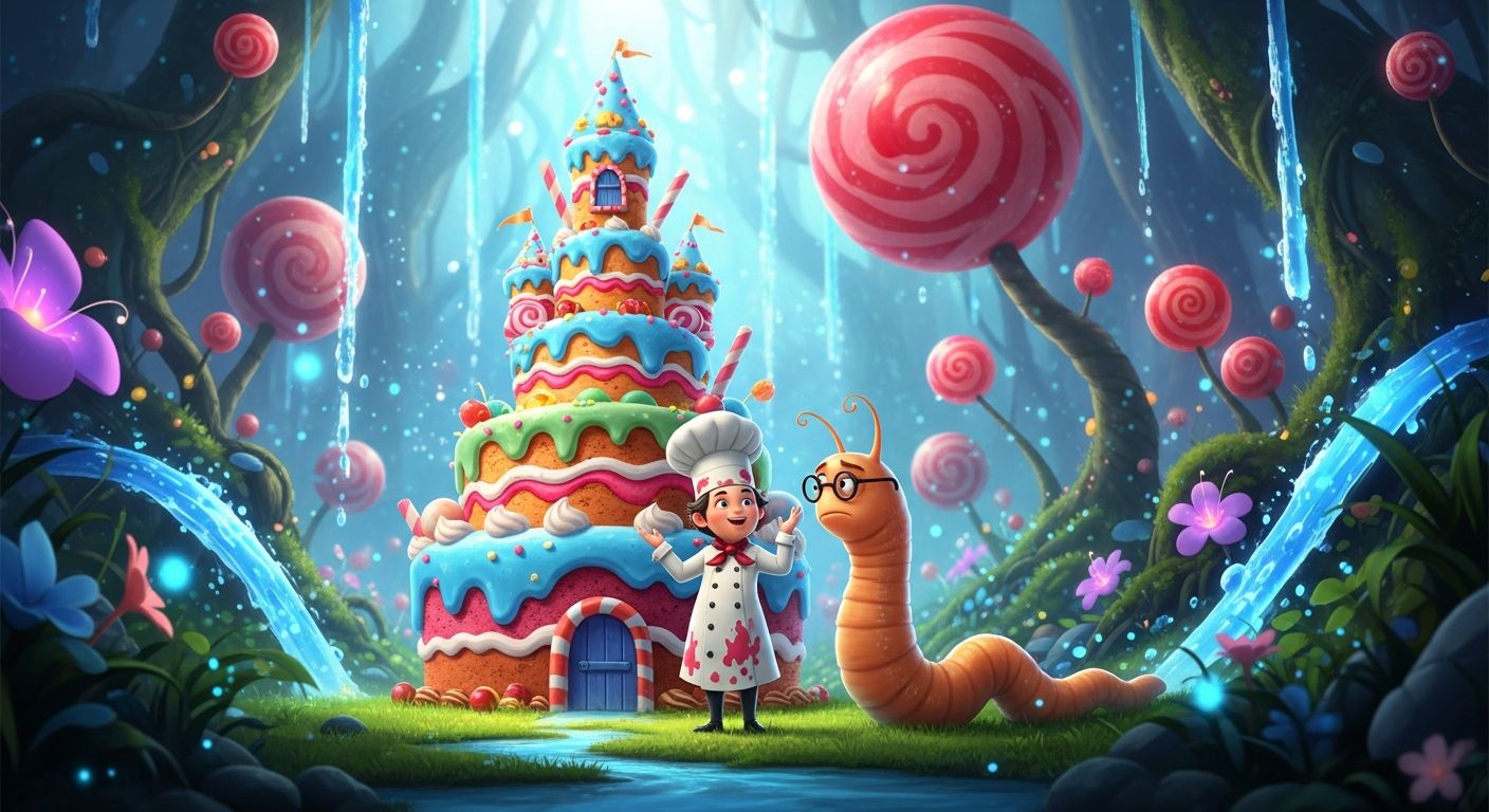 Filou et le Goût Caché des Gâteaux