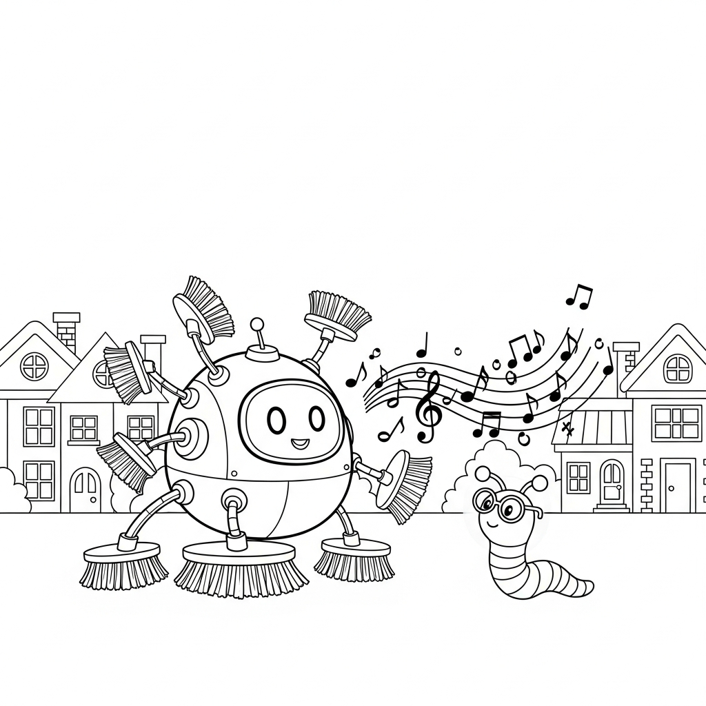 Coloriage Flibust et le Grand Silence des Berceuses