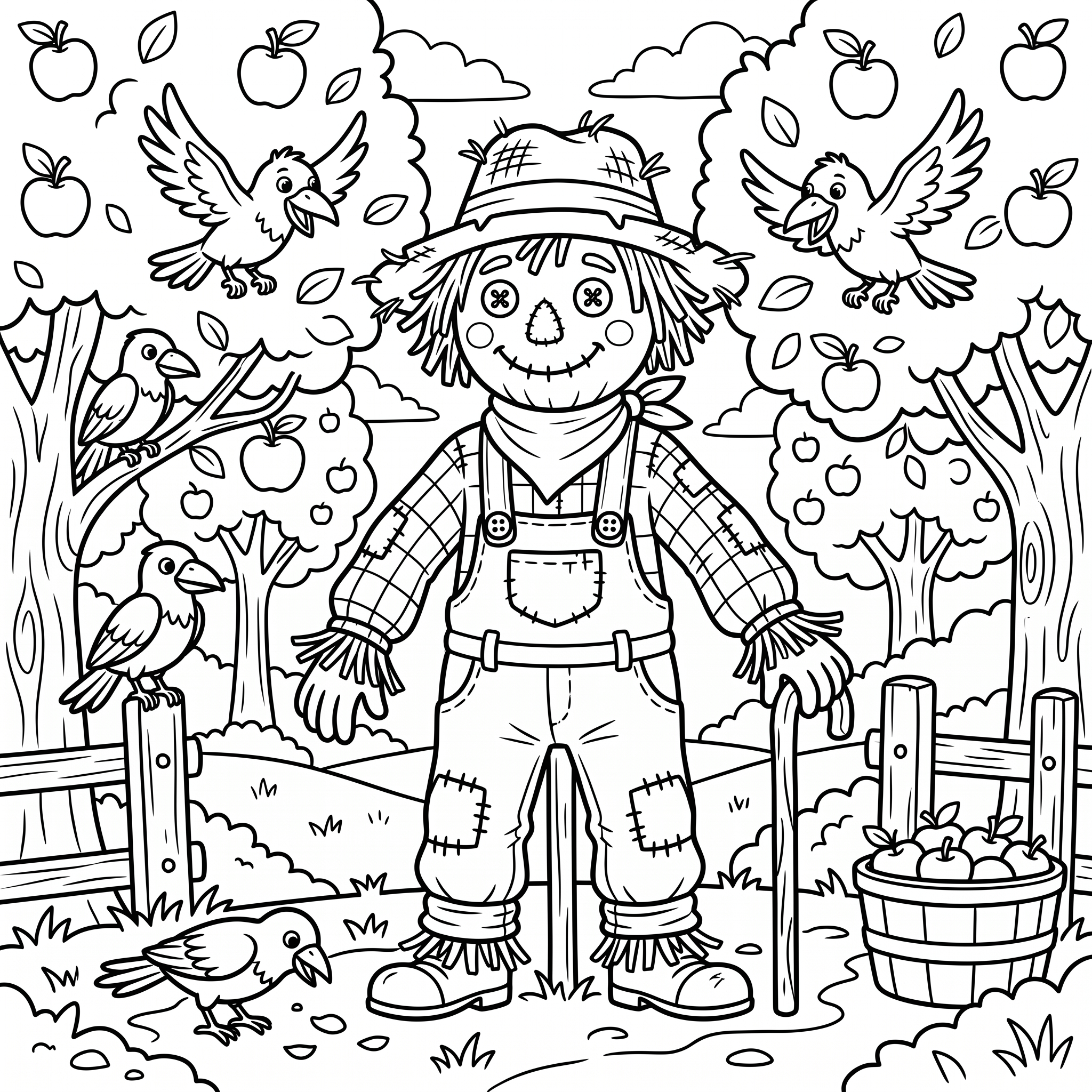 Coloriage Gaspard et la brigade des corneilles poètes
