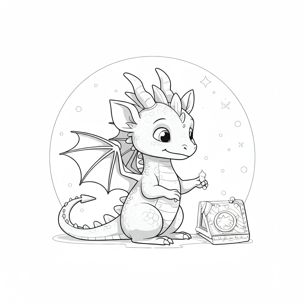 Coloriage Ignis et le Trésor de la Cuisine Scintillante