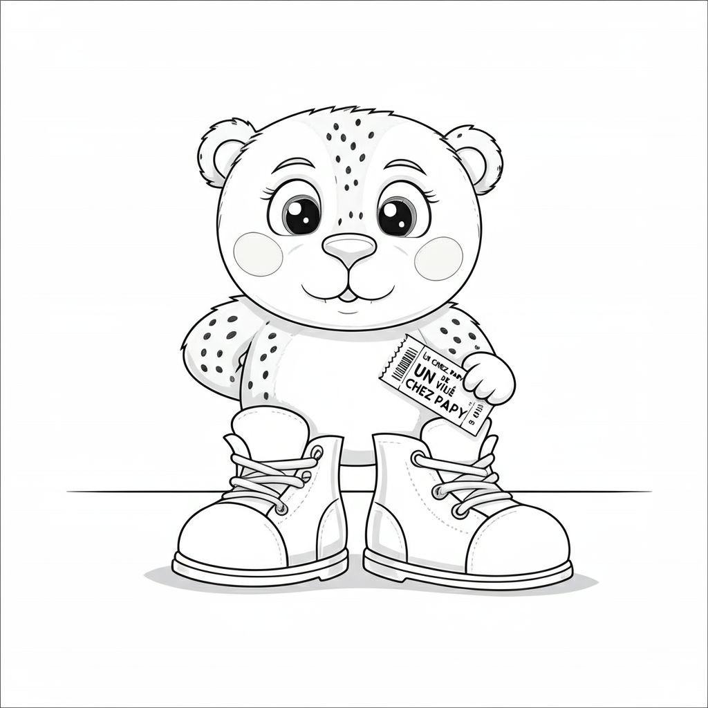 Coloriage Léa et le Secret du Ticket Oublié