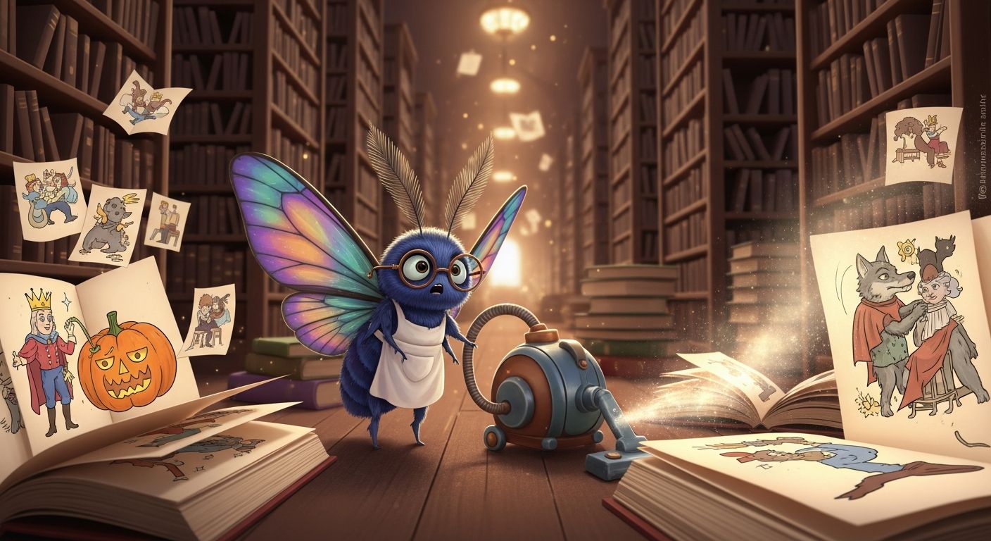 La Papillote, l'Aspirateur et les Contes Sens Dessus Dessous