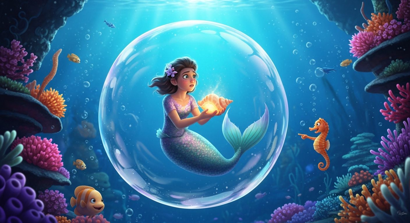 La Sirène qui Bullait sous l'Eau