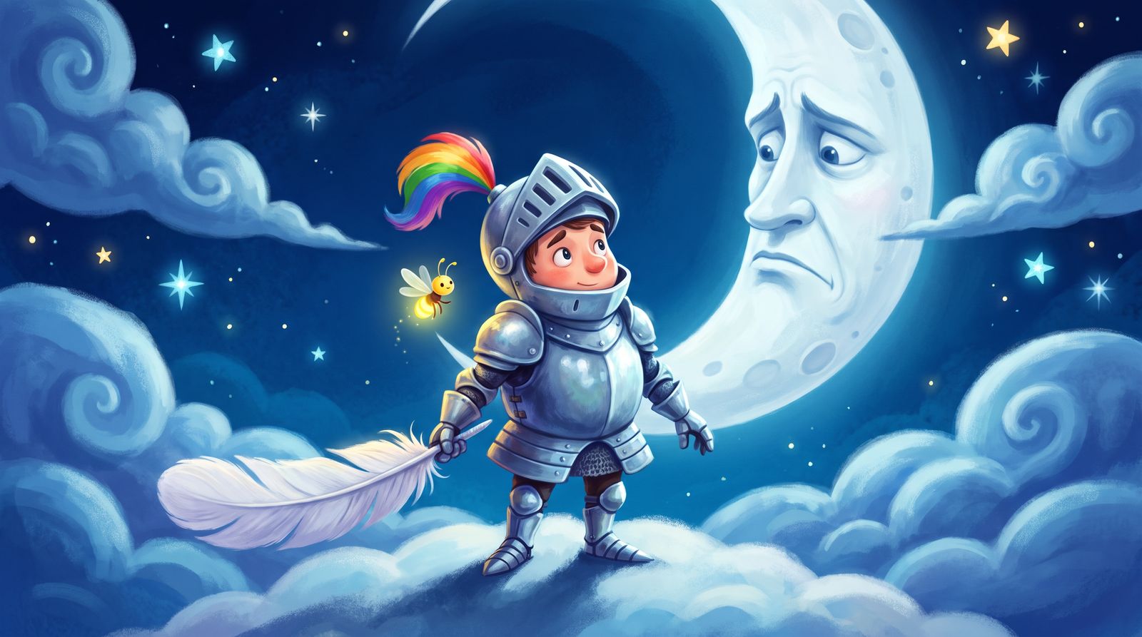 Le Chevalier Chatouille et la Lune Boudeuse