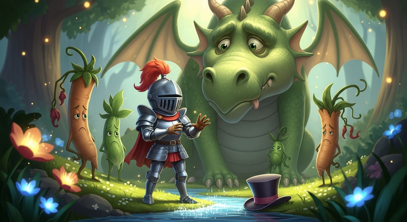 Le Chevalier Chatouille et le Secret du Jardin Rieur