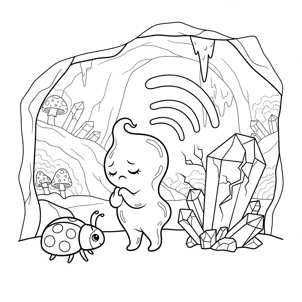 Coloriage Le Chuchotis qui Murmurait aux Rêves