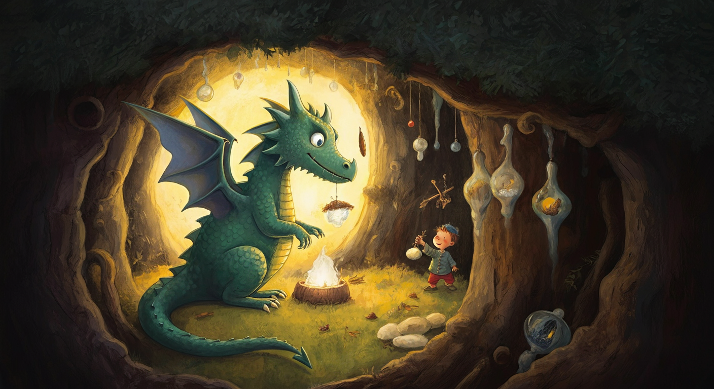 Draco, le Dragon qui Crachait des Bulles de Savon