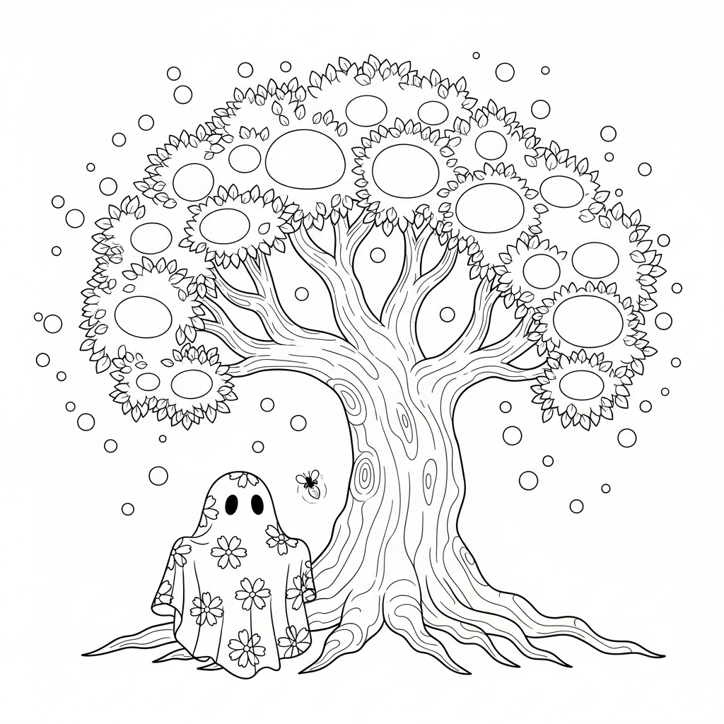 Coloriage Le Fantôme aux Rêves Égarés