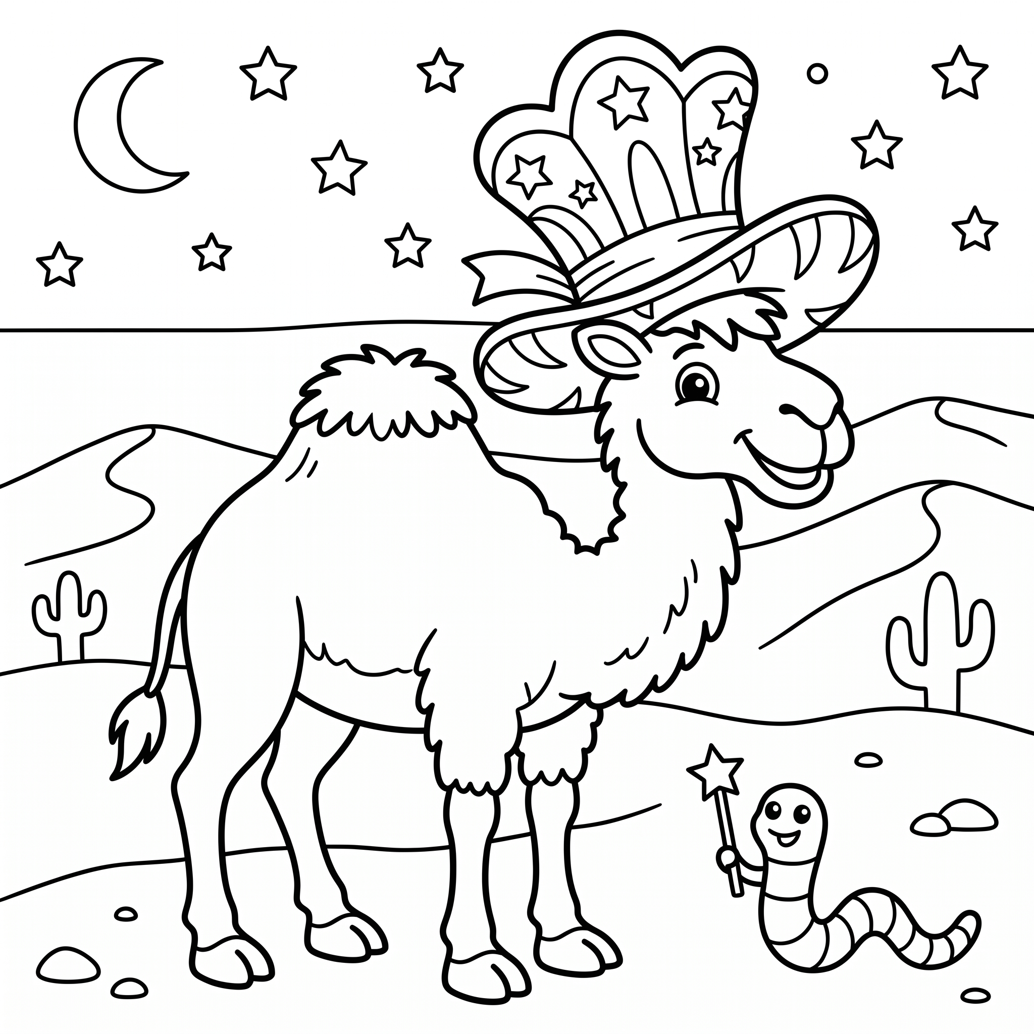 Coloriage Léopold et la Panique des Dunes Chantantes