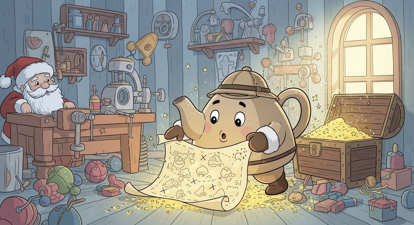 Noisette la théière et le secret de la cave grognon