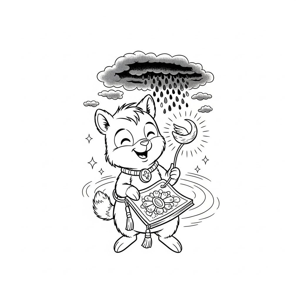 Coloriage Pain d'Épice et la Clochette qui avait oublié de pardonner