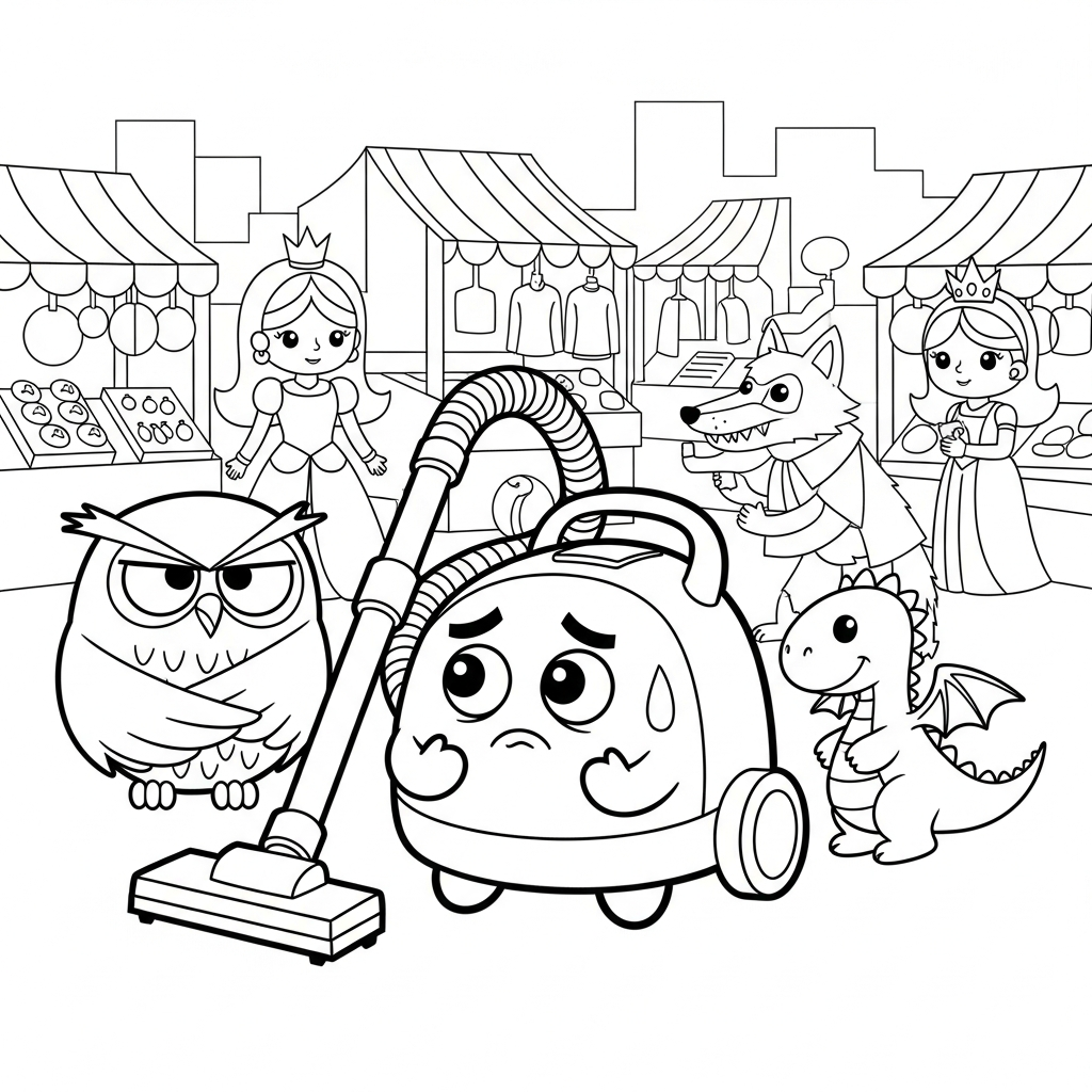 Coloriage Pip et l'Affaire des Fins Heureuses Disparues