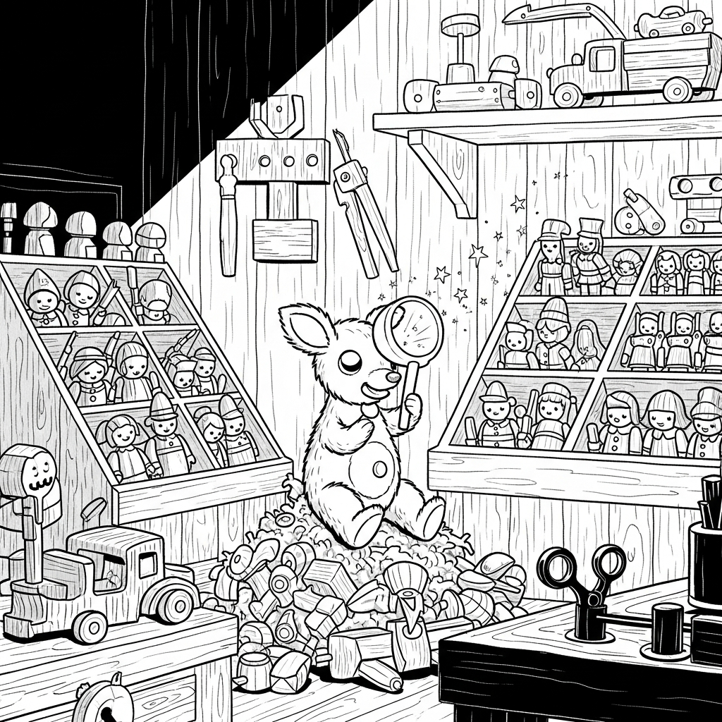 Coloriage Rudolph et l'écharpe qui voulait toucher les étoiles