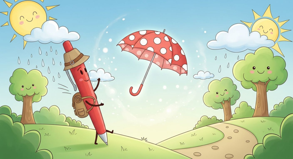 Saperlipopette et le parapluie qui faisait n'importe quoi