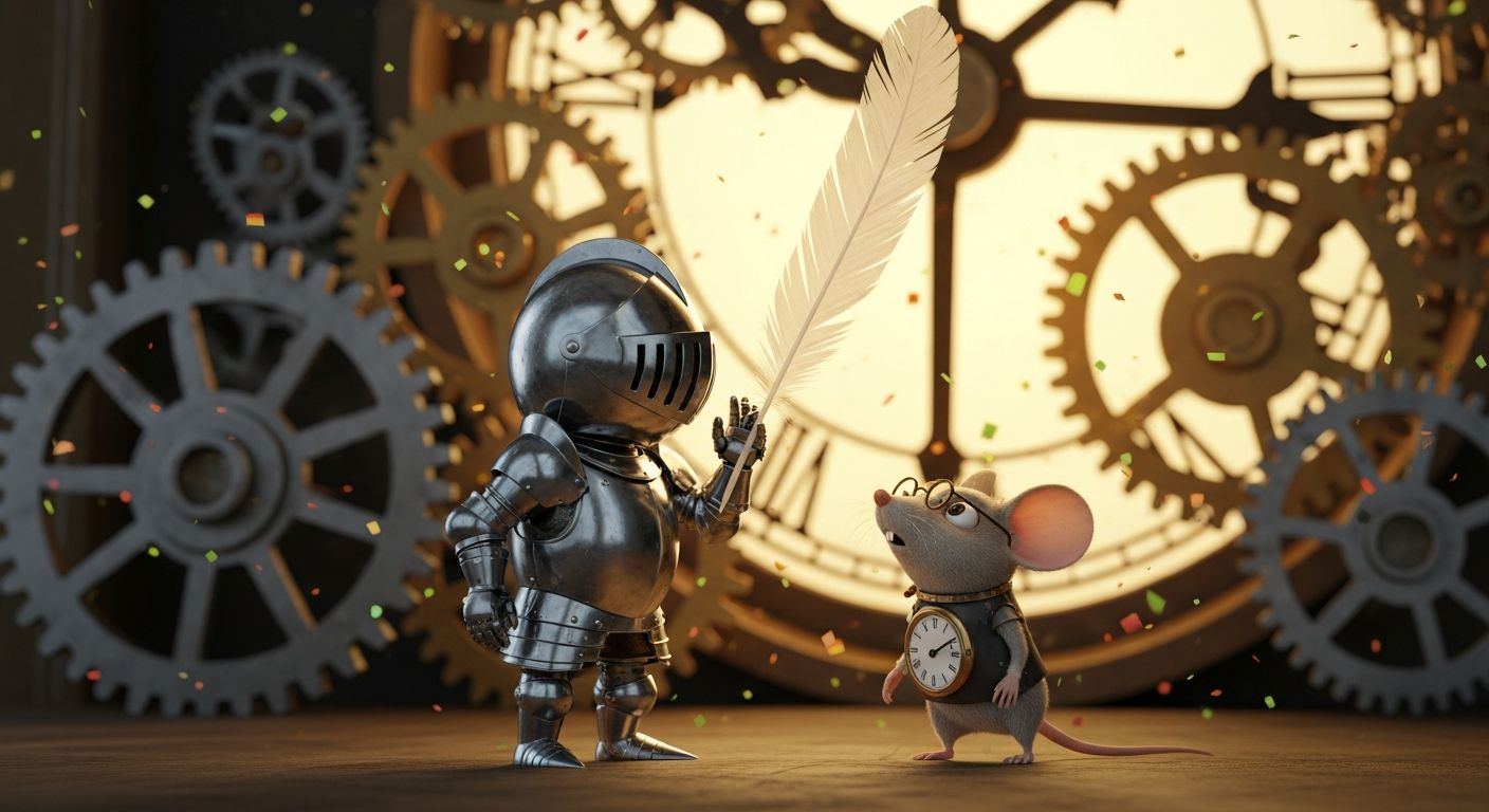 Sir Chatouille et la Grande Pendule Grognon