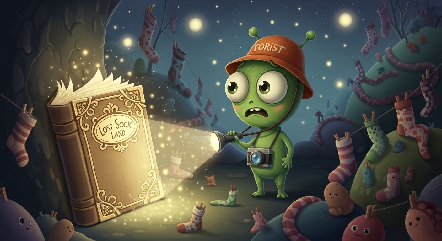 Tartine découvre que les chaussettes ne mangent pas les extraterrestres