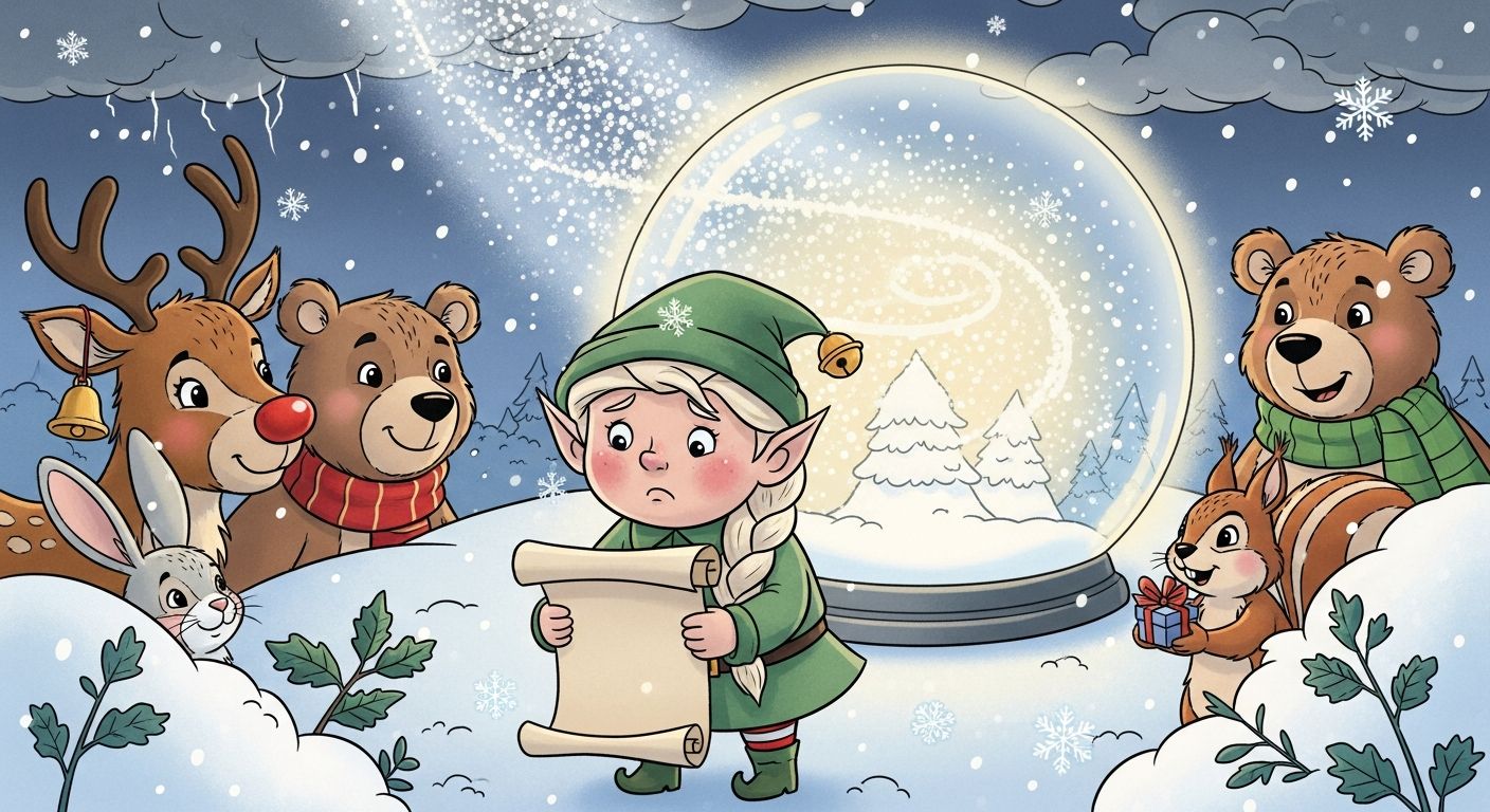 Elsa la lutine a perdu sa liste magique