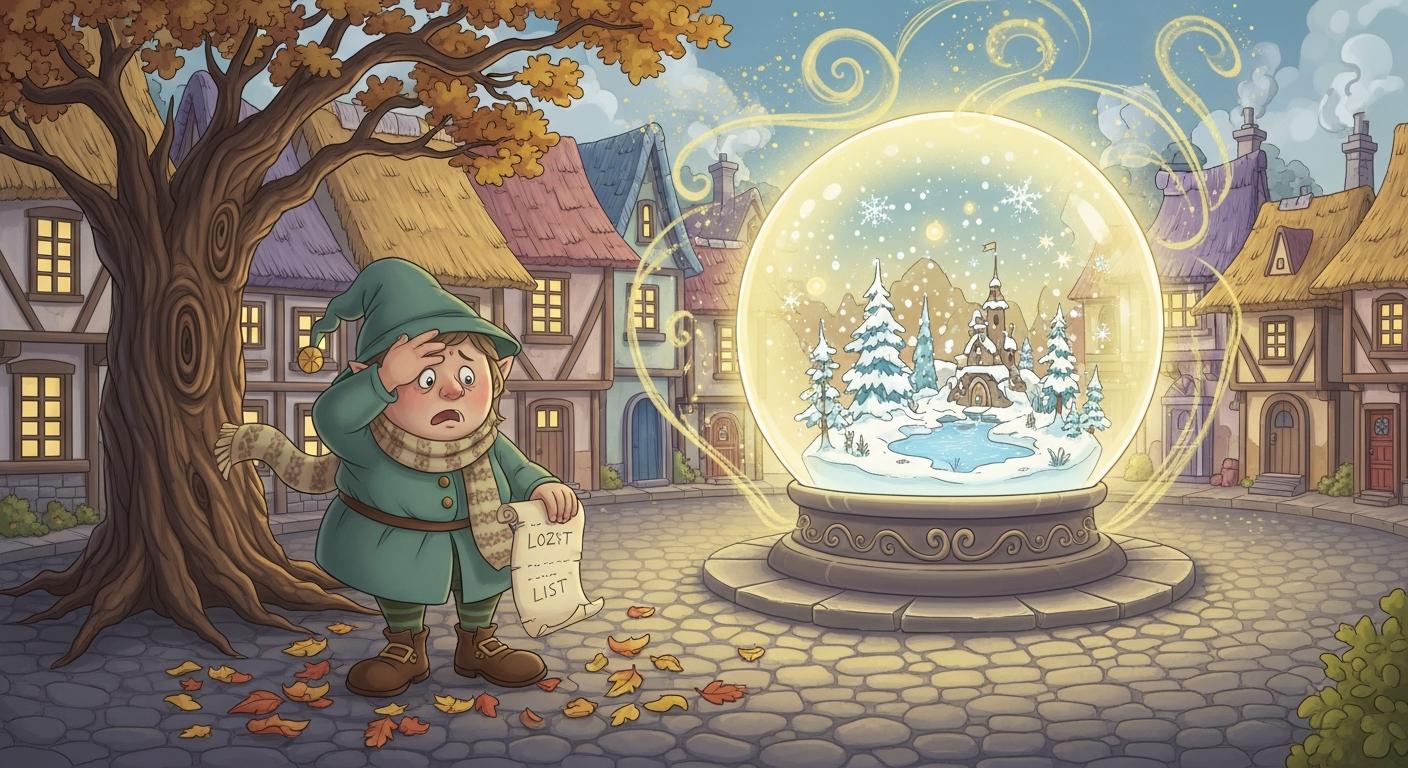 Elsa la lutine a perdu sa liste magique