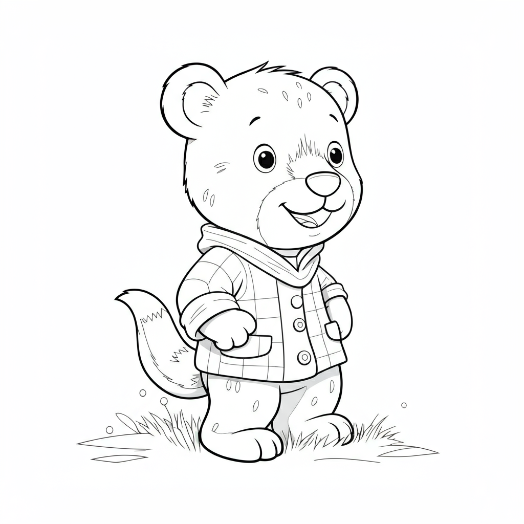 Coloriage Ferdinand et le Caillou qui Chante