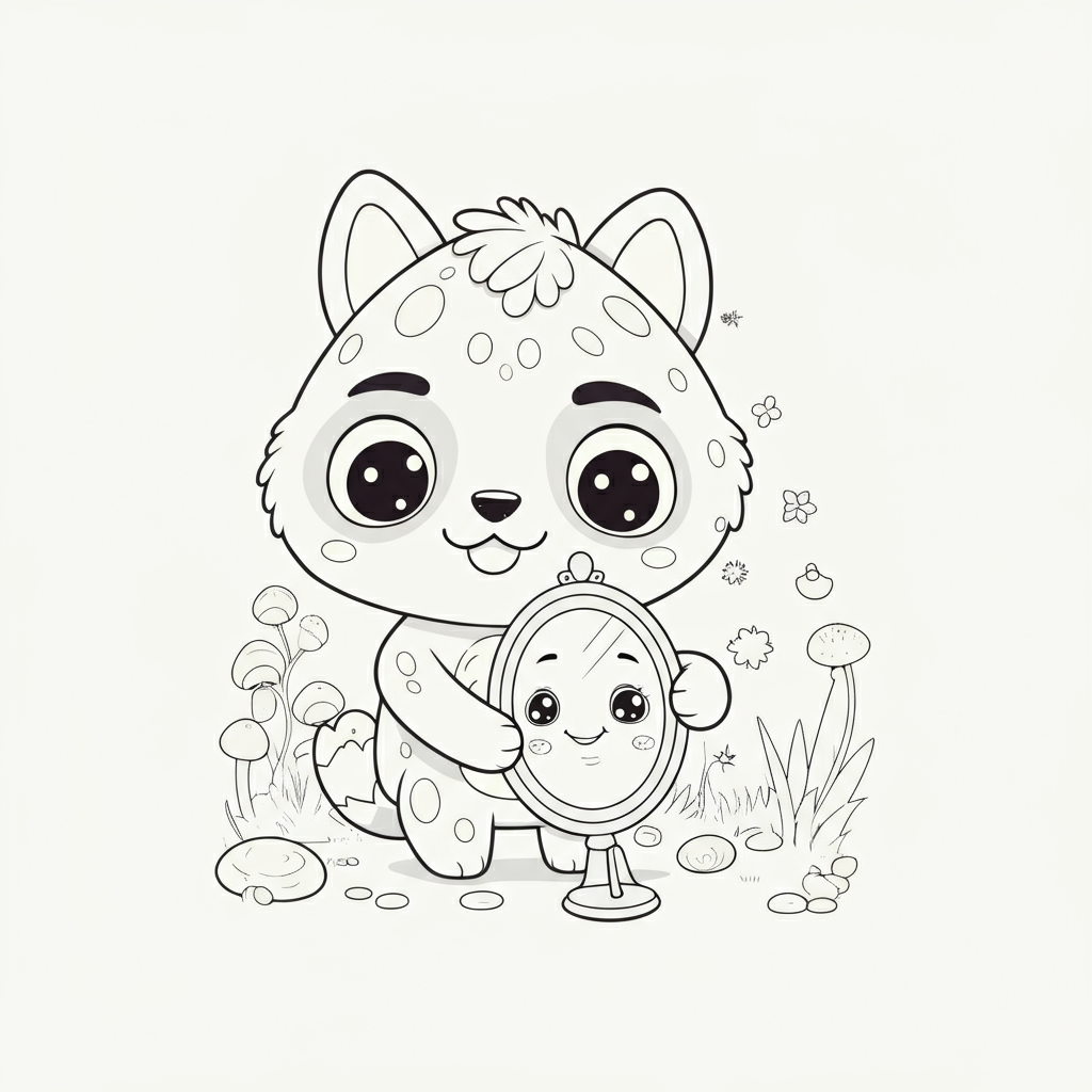 Coloriage de Une fourmi costaud