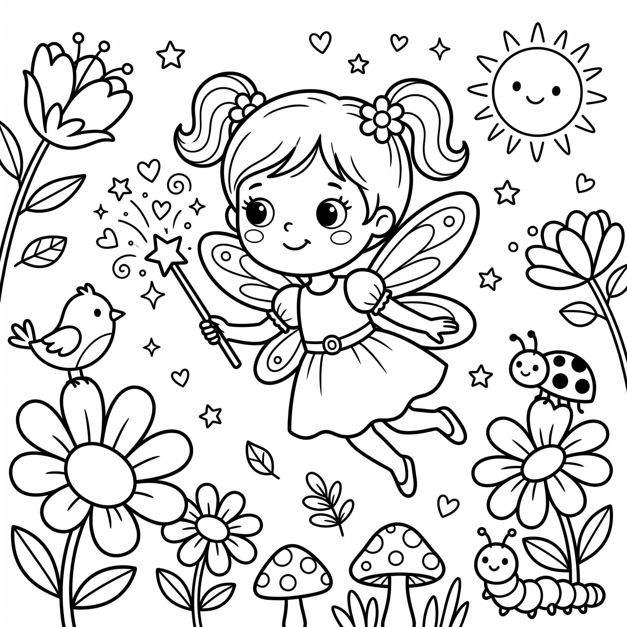 Coloriage Fifi la Fée et la Douce Magie