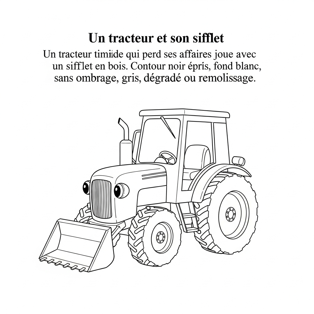 Coloriage Fripouille apprend à écouter son cœur