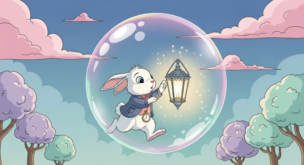 Houpette le lapin remet la fête à l'endroit