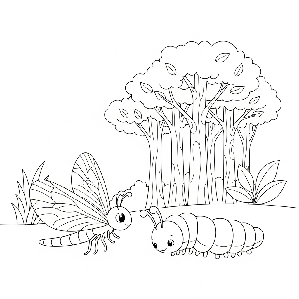 Coloriage La Douce Lumière de Luci