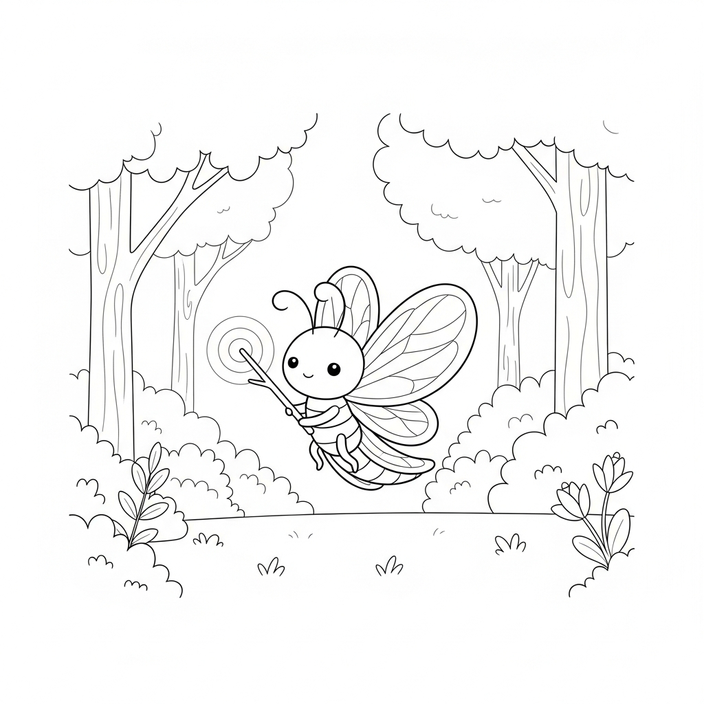 Coloriage La Douce Veilleuse de Luma