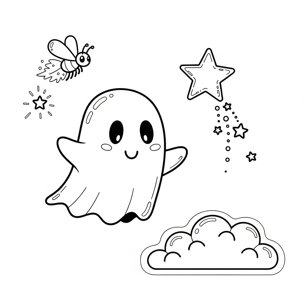 Coloriage La Lumière Douce de Pip