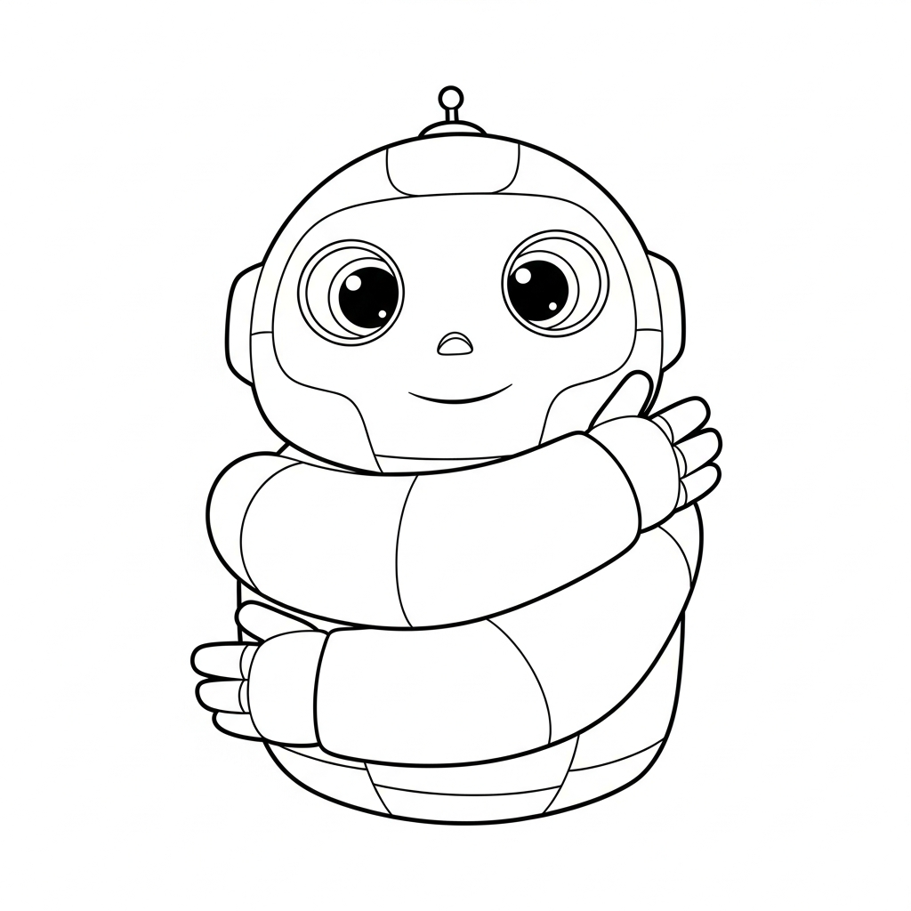Coloriage Le Câlin Dodo de Câlinou