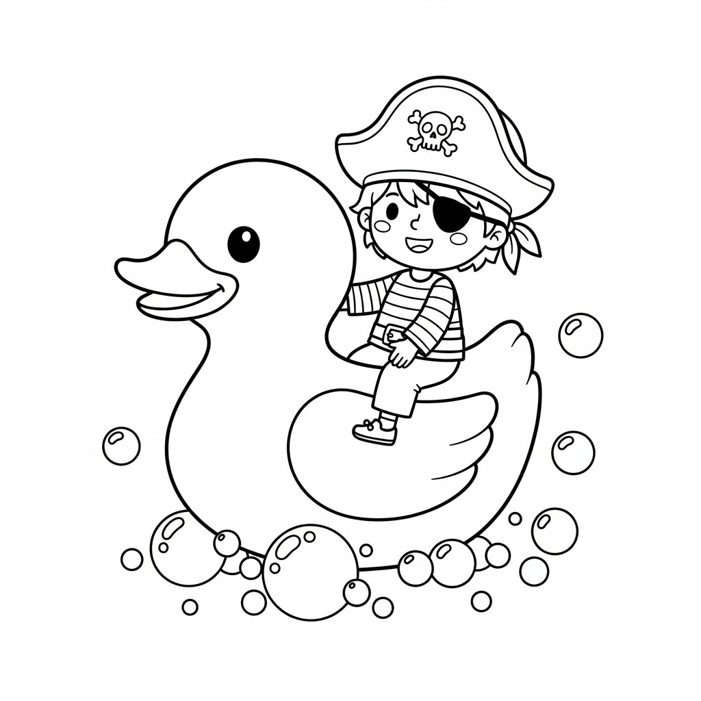 Coloriage Le Dodo Doux du Capitaine Bulle