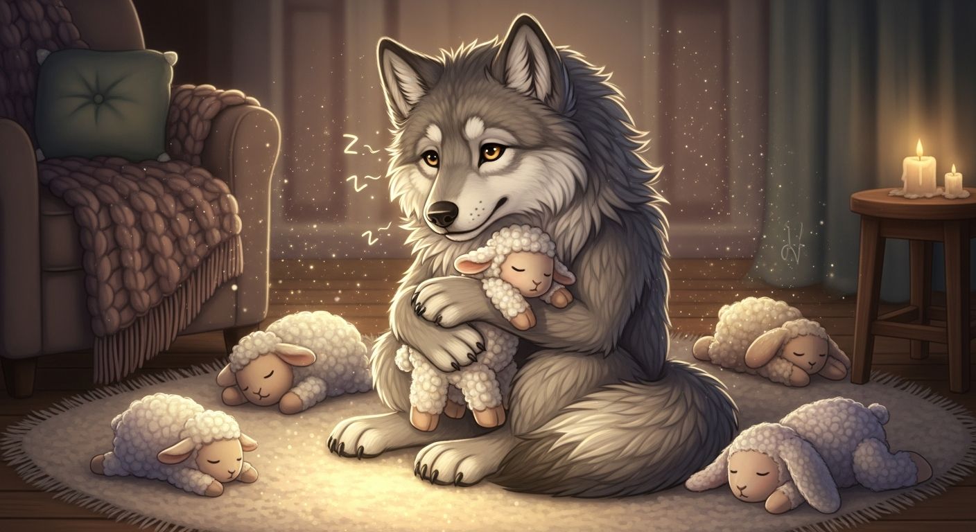 Le Doux Chuchotis du Loup Endormi