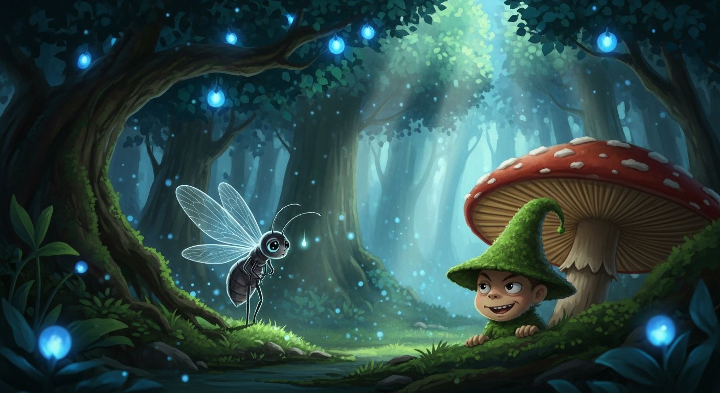 Luciol et le Secret de la Forêt Scintillante