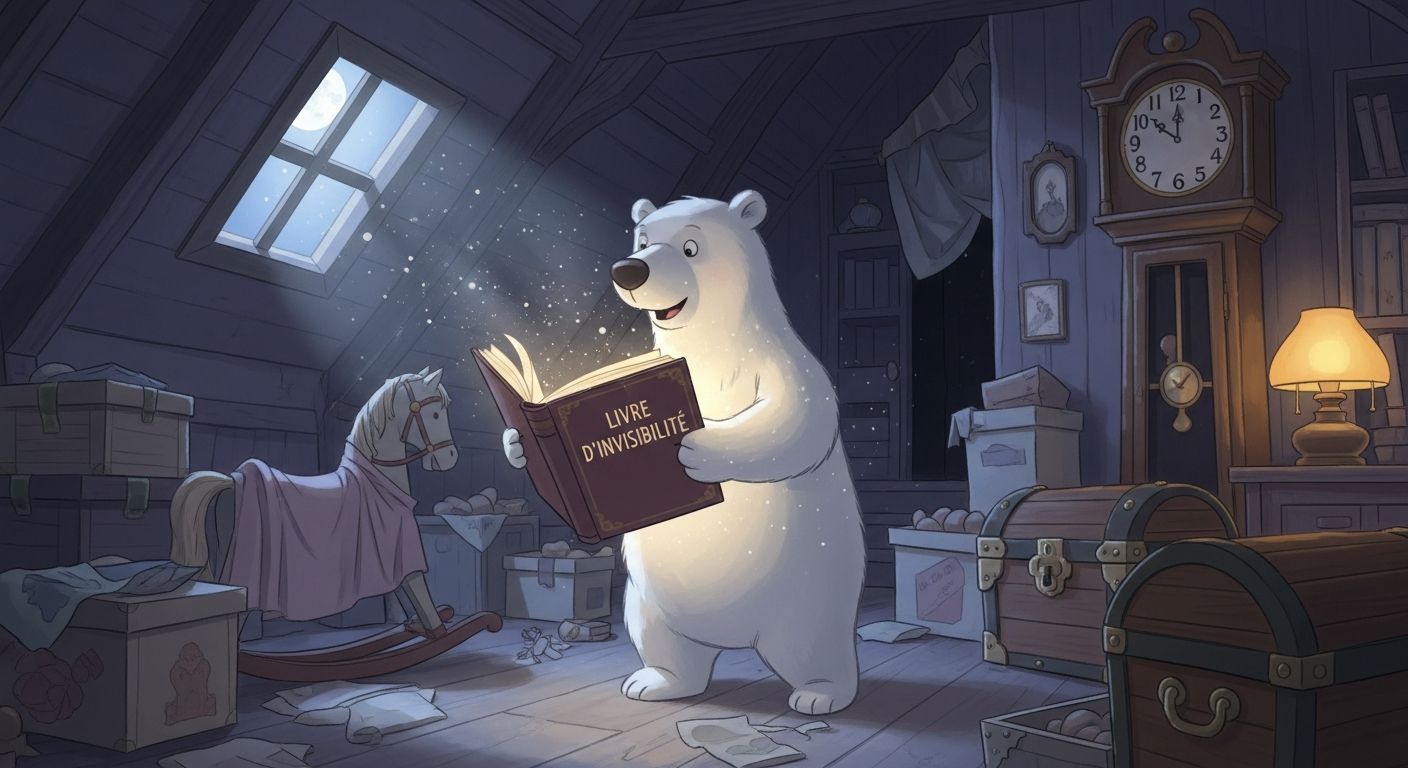 Milo l'ours polaire et le livre qui cachait tout