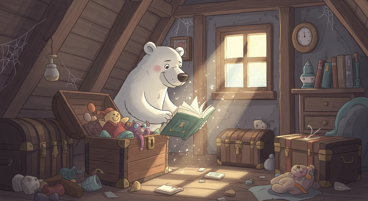 Milo l'ours polaire et le livre qui cachait tout
