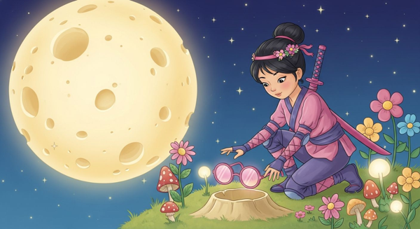 Moustache cherche ses lunettes magiques