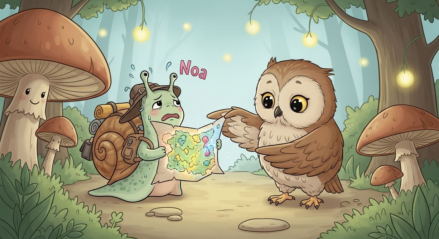 Noa et la carte qui change tout le temps