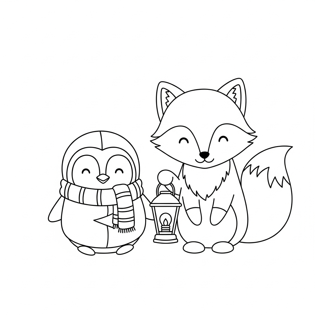 Coloriage Patapouf et le Foyer Ronronnant