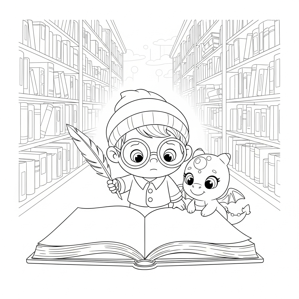 Coloriage Piquepuce et le Mystère des Fins Perdues