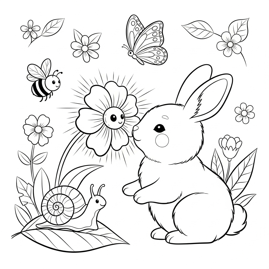 Coloriage Pompon et le Parfum des Rêves Doux