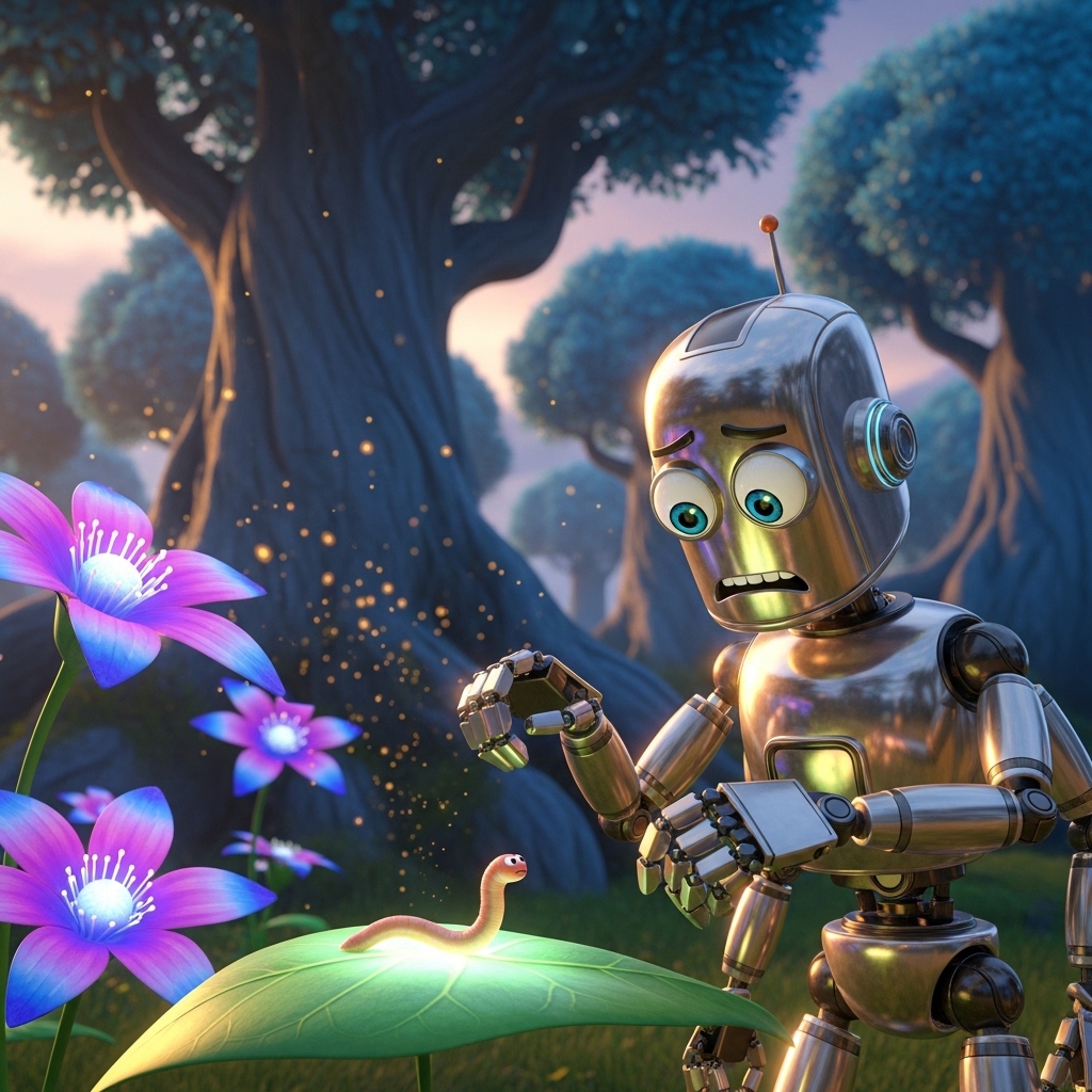 Robo-Jardin et le Mystère des Vers Dansants