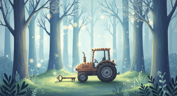 Saperlipopette le tracteur-tigre sauve la forêt