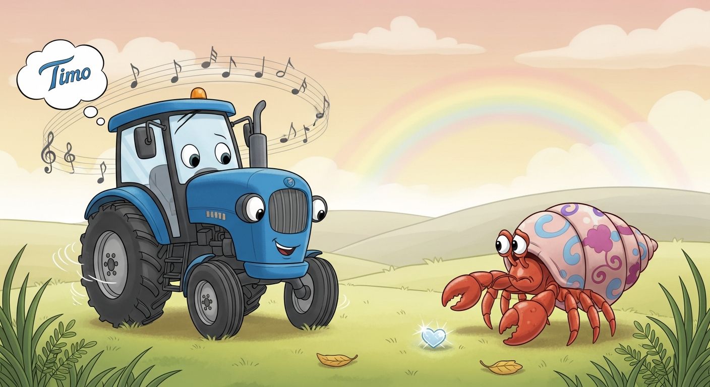 Timo le Tracteur et le Secret du Sable